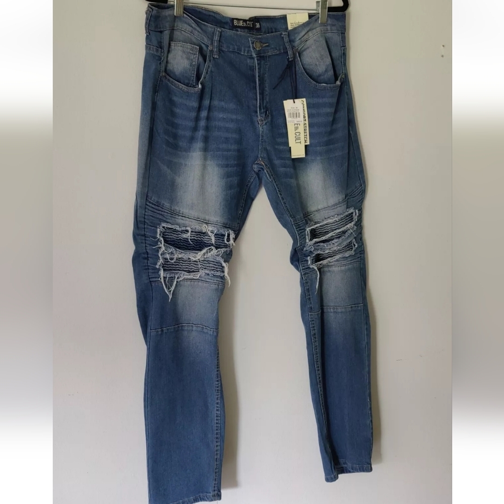 BLUE‎ CULT JEANS Comfort Stretch Size 36 Brand New Color EZ Premium